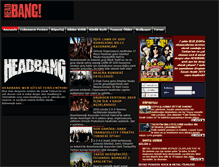 Tablet Screenshot of headbang.com.tr